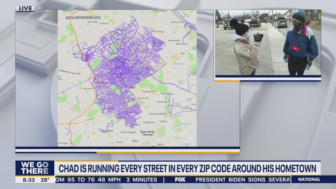 Chad Brooks to run through Bryn Mawr to complete his quarantine challenge