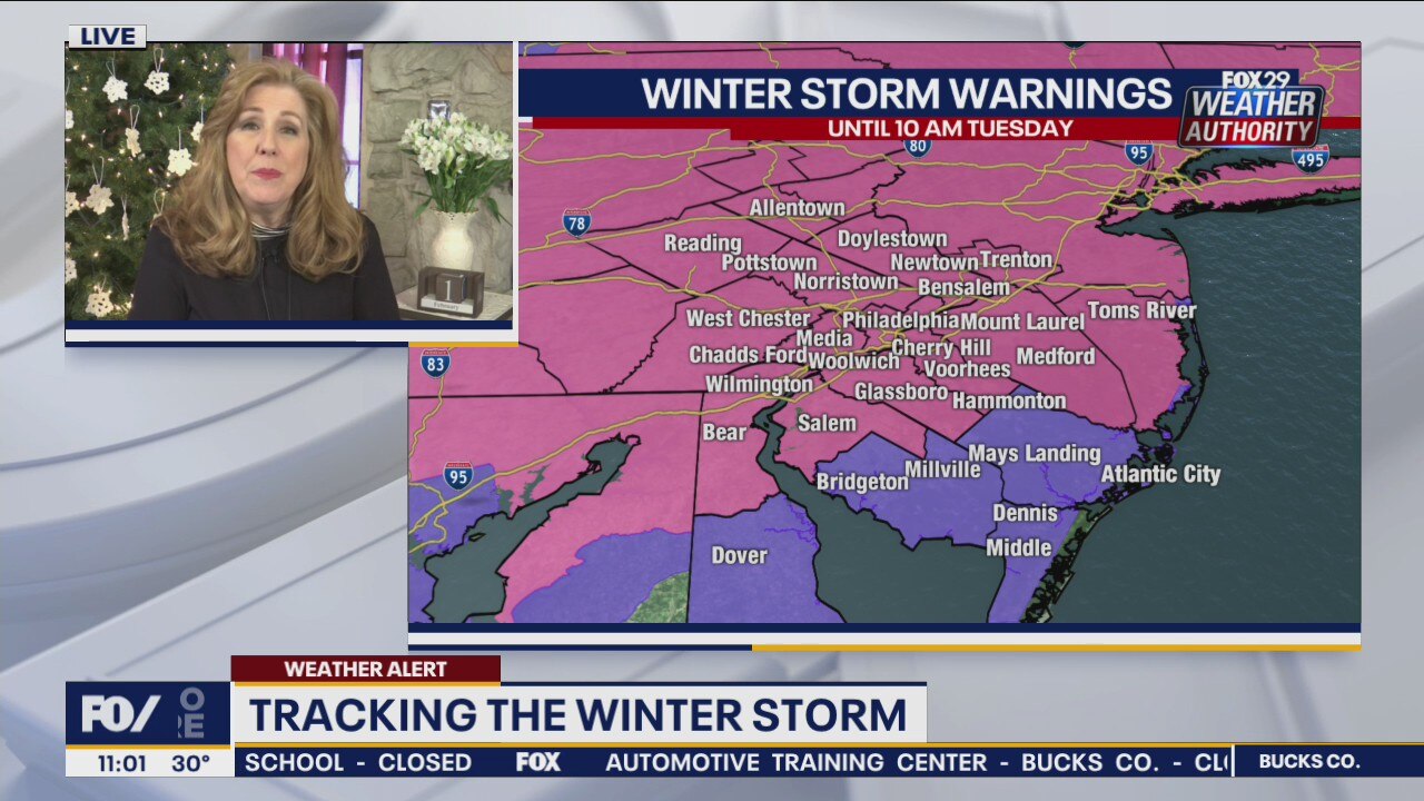 Nor'easter to bring several more inches of snow to some areas Monday