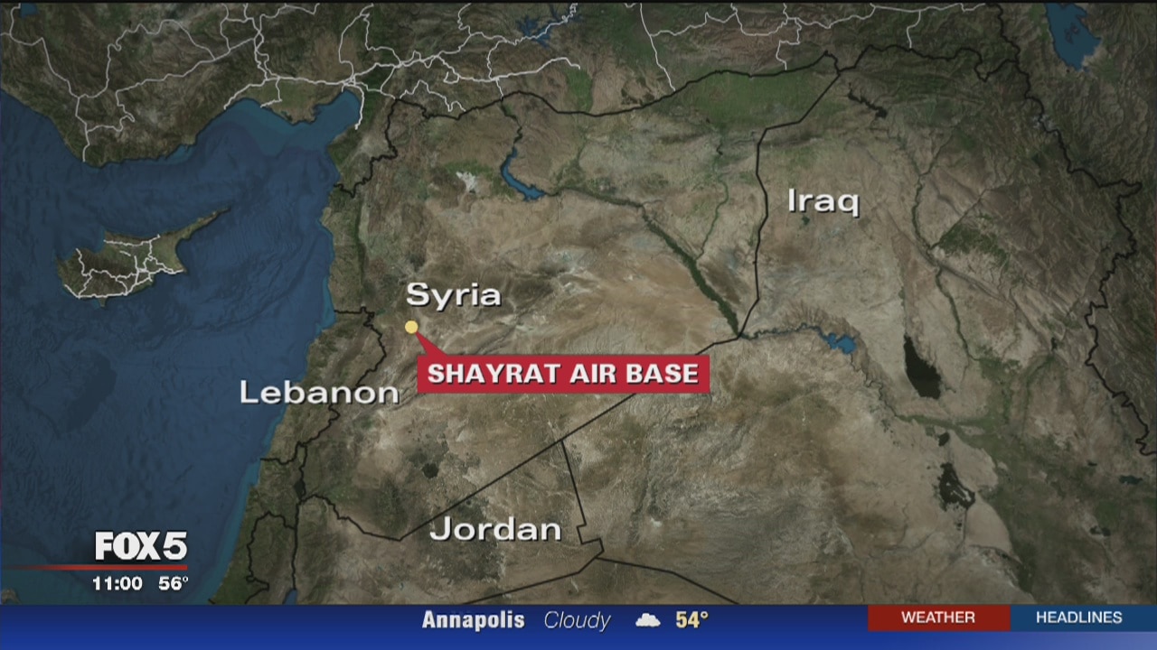 US launches airstrike against Syria