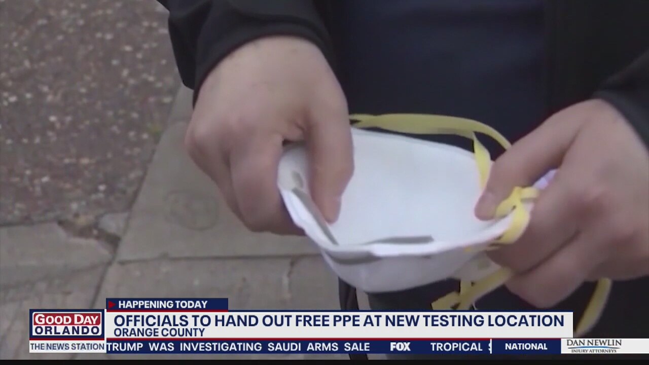 Orange County handing out free PPE at coronavirus testing sites