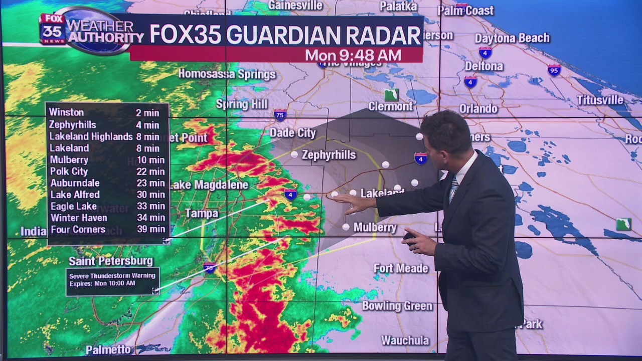 Strong to severe storms anticipated in Central Florida today