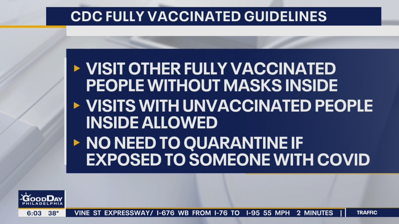 CDC releases new guidelines on fully vaccinated people