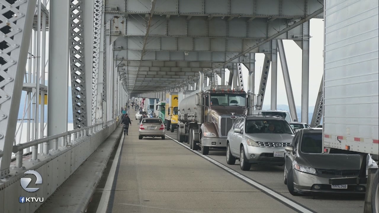 All lanes of Richmond-San Rafael Bridge reopen after falling concrete prompted two closures