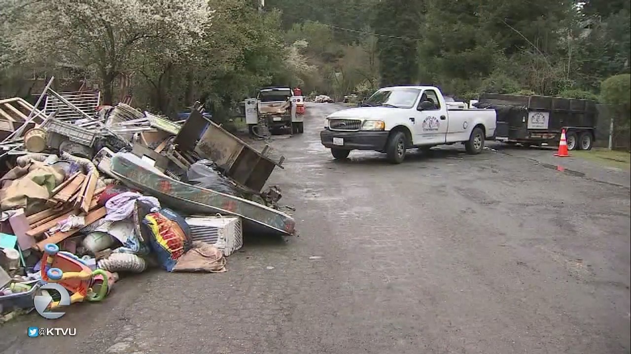 Debris cleanup in Sonoma County; health emergency declared