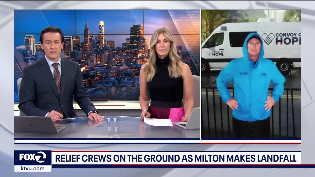 International disaster relief organizations arrive in advance of Hurricane Milton