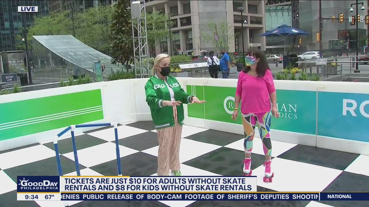 Dilworth Park's new roller rink opens this weekend to public