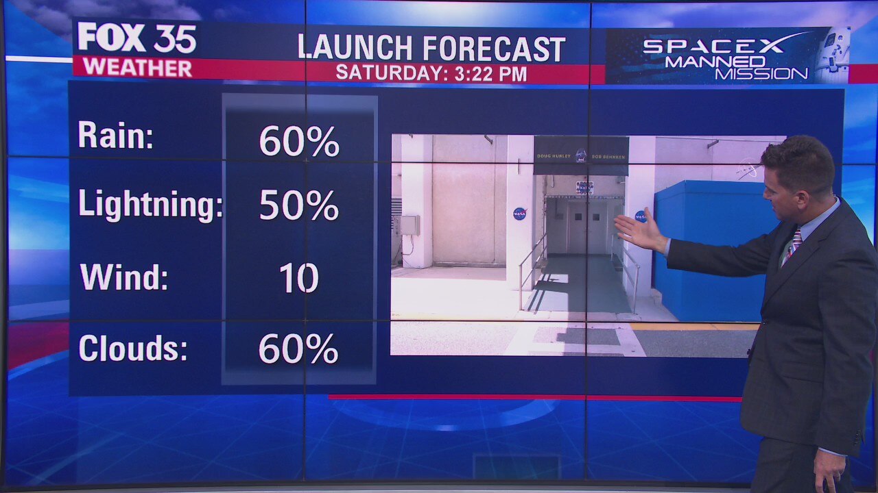 Launch Day Forecast: 50-50 chance for favorable conditions
