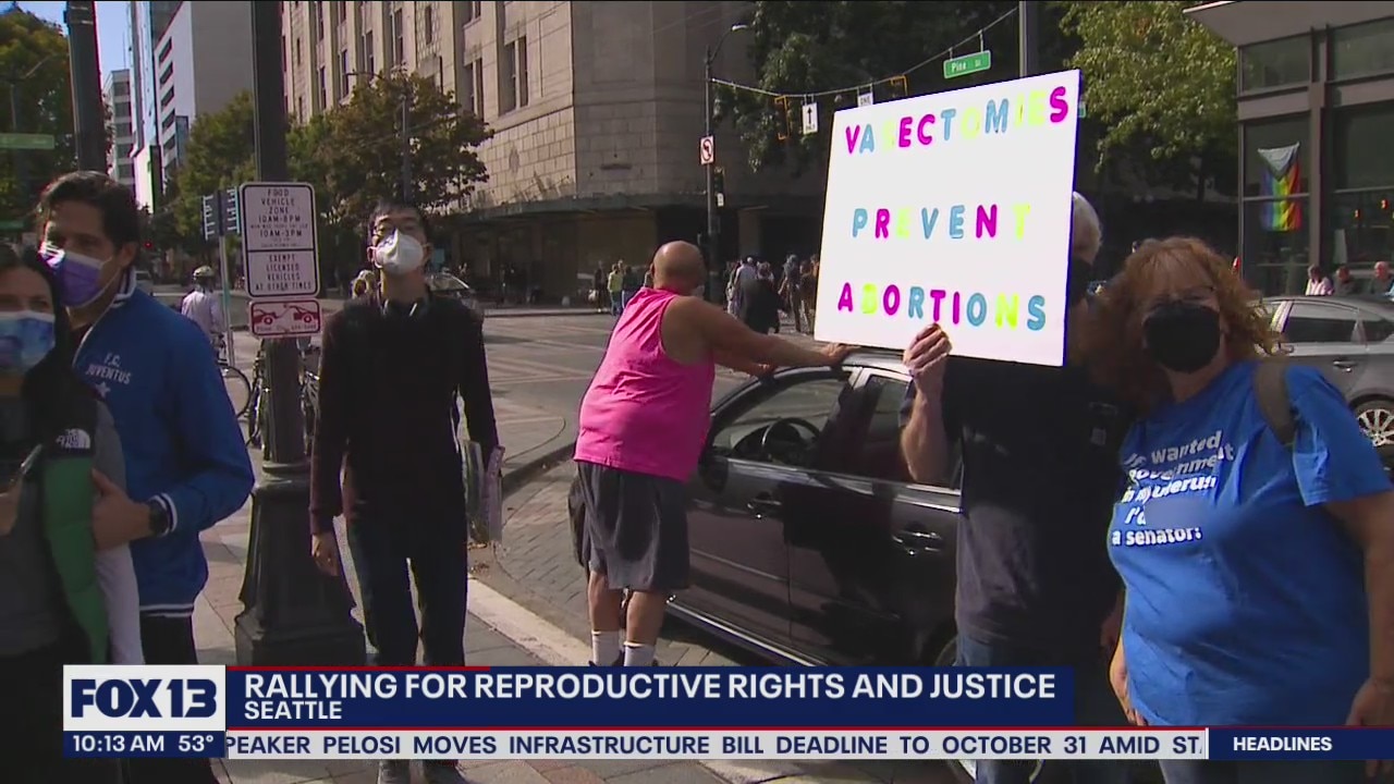 Thousands march for reproductive rights across Western Washington
