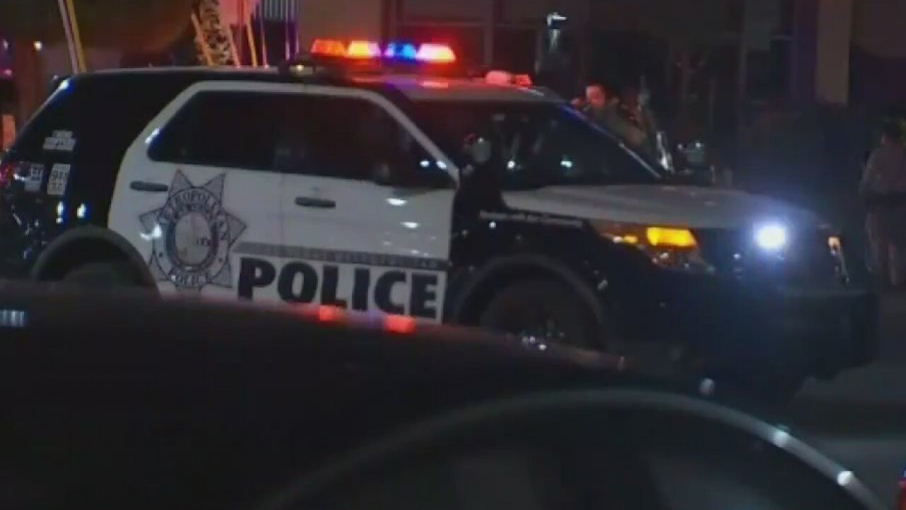 Police officer in Las Vegas shot during protests
