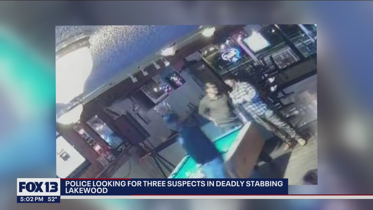 Police looking for three suspects in deadly stabbing