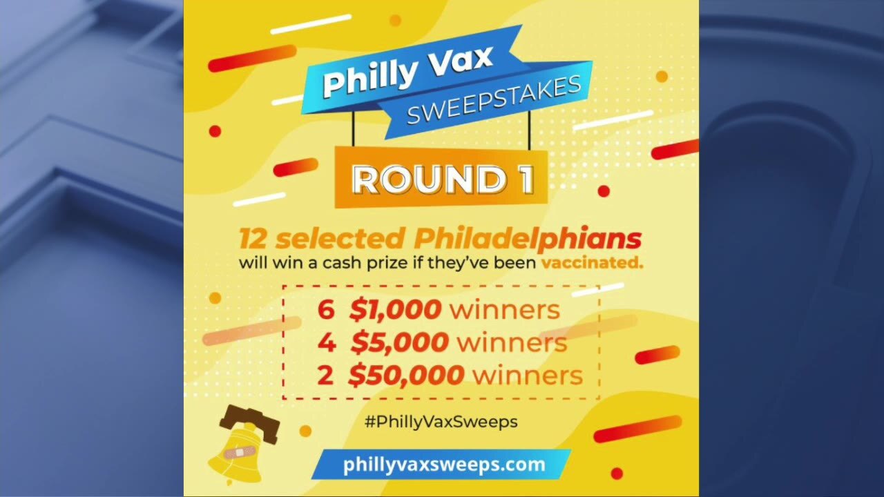 Vaccinated Philadelphians could win up to $50k in city-run sweepstakes