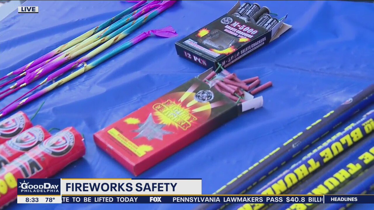 Tips for firework safety during the summer