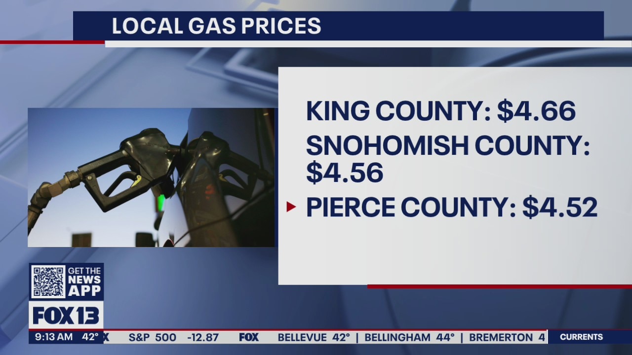 Gas prices continue rising across US | FOX 13 Seattle