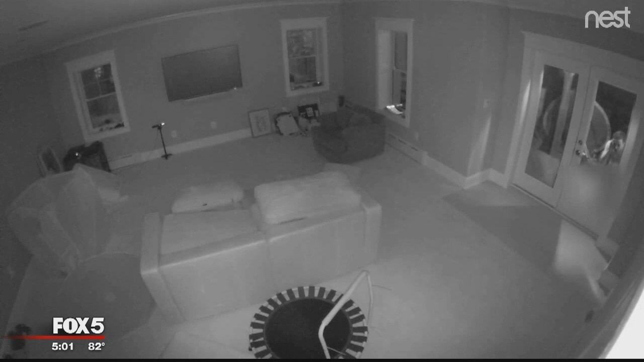 Video shows naked man trying to break into Bethesda home