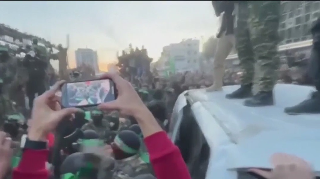 3 Israeli hostages released by Hamas