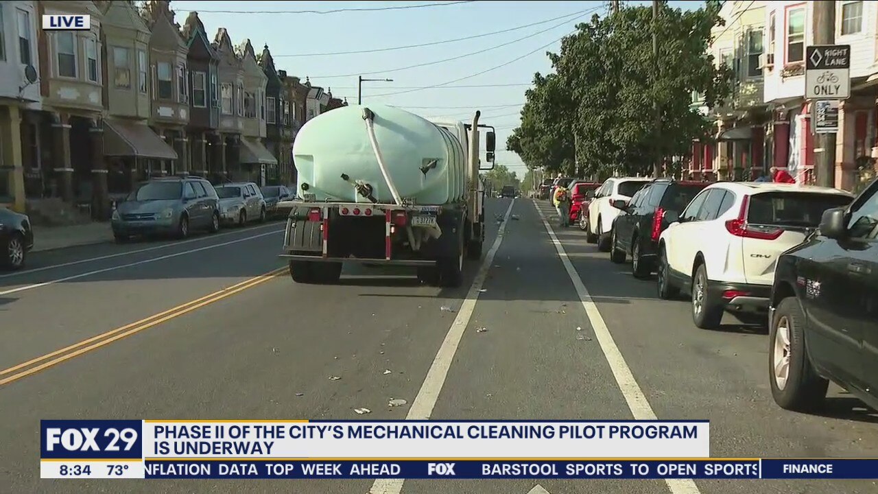 City's mechanical cleaning pilot program is underway