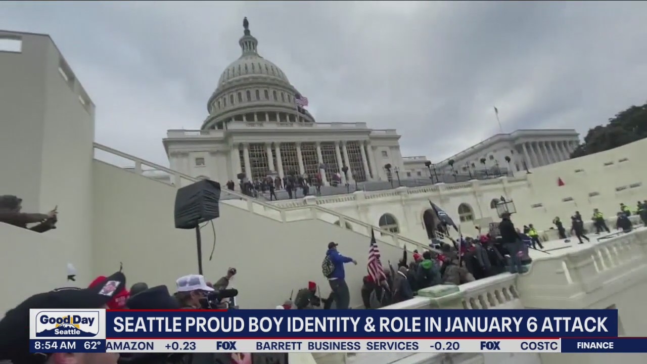 Seattle proud boy identity and role in Jan 6 attack at Nation's Capitol