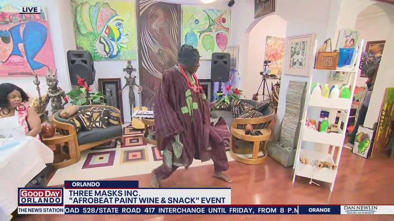David Does It: Afrobeat Paint Wine and Snack Event