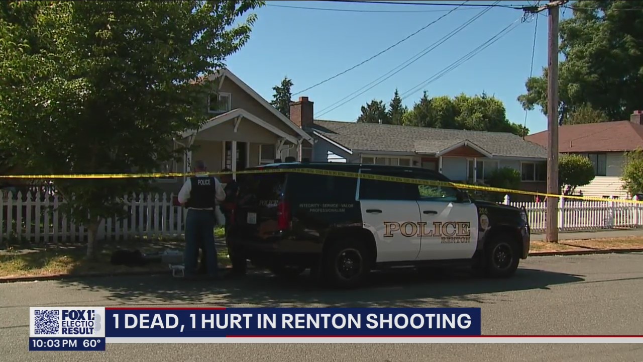 Police investigating after 1 killed, 1 hurt in Renton shooting | FOX 13 ...