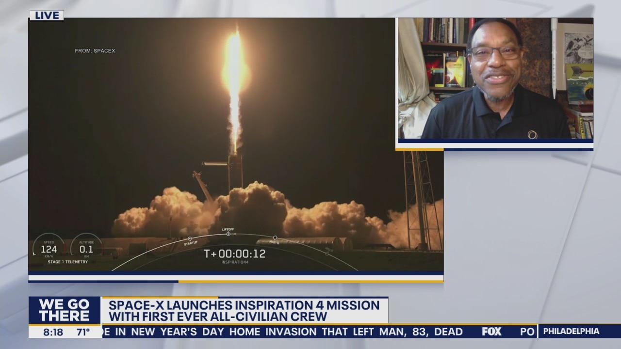 Derrick Pitts breaks down Space-X launch with first ever all-civilian crew