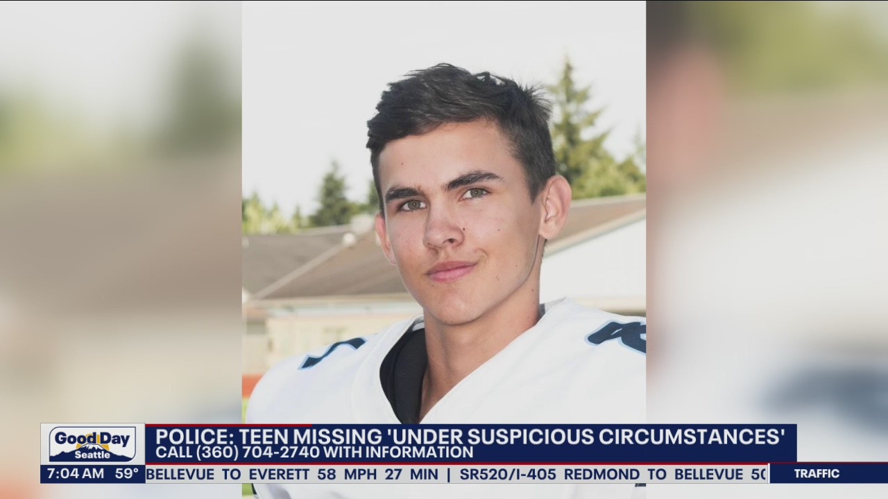 Police: Teen missing 'under suspicious circumstances' | FOX 13 Seattle