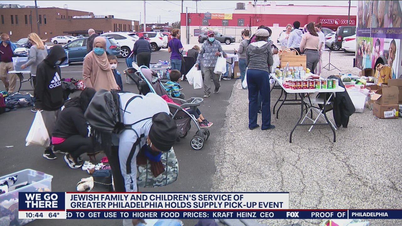 Jewish Family and Children's Service of Greater Philadelphia holds supply pick-up event