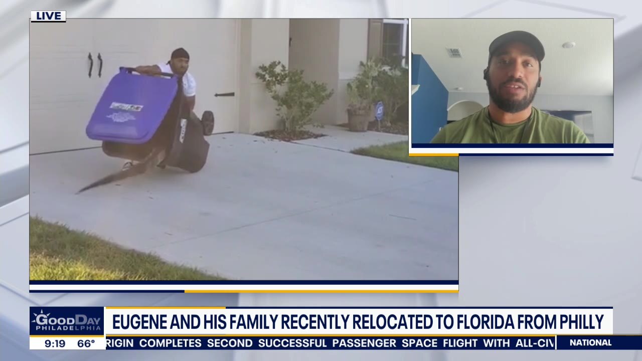 Philly native who captured gator in trash can joins Good Day