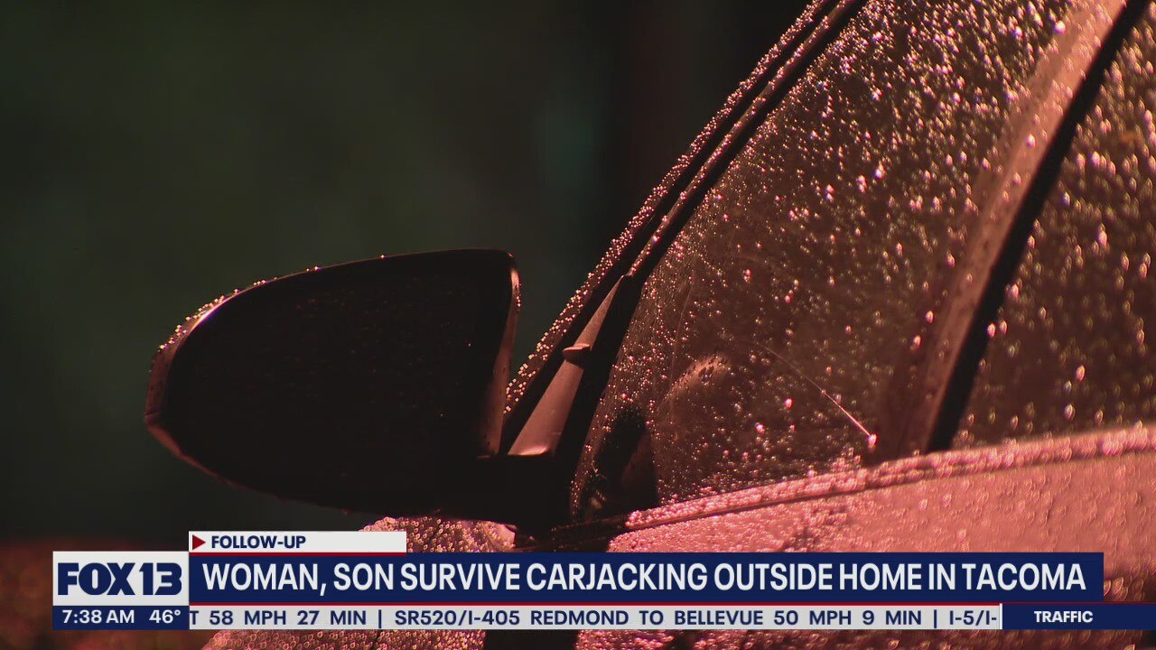 Woman, son survive carjacking outside home in Tacoma | FOX 13 Seattle