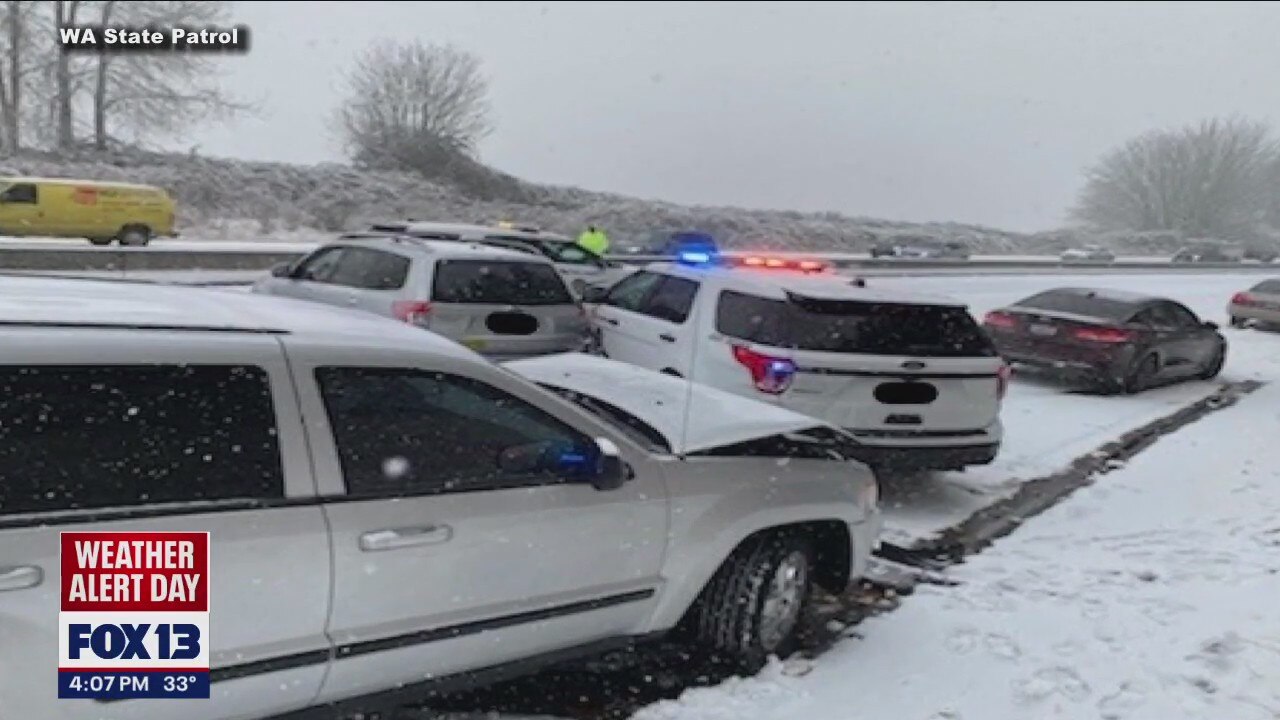 Weather Alert Day: Tracking snow and road conditions across western Washington