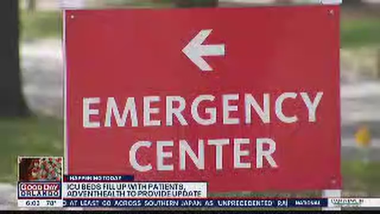 AdventHealth to provide update on ICU beds