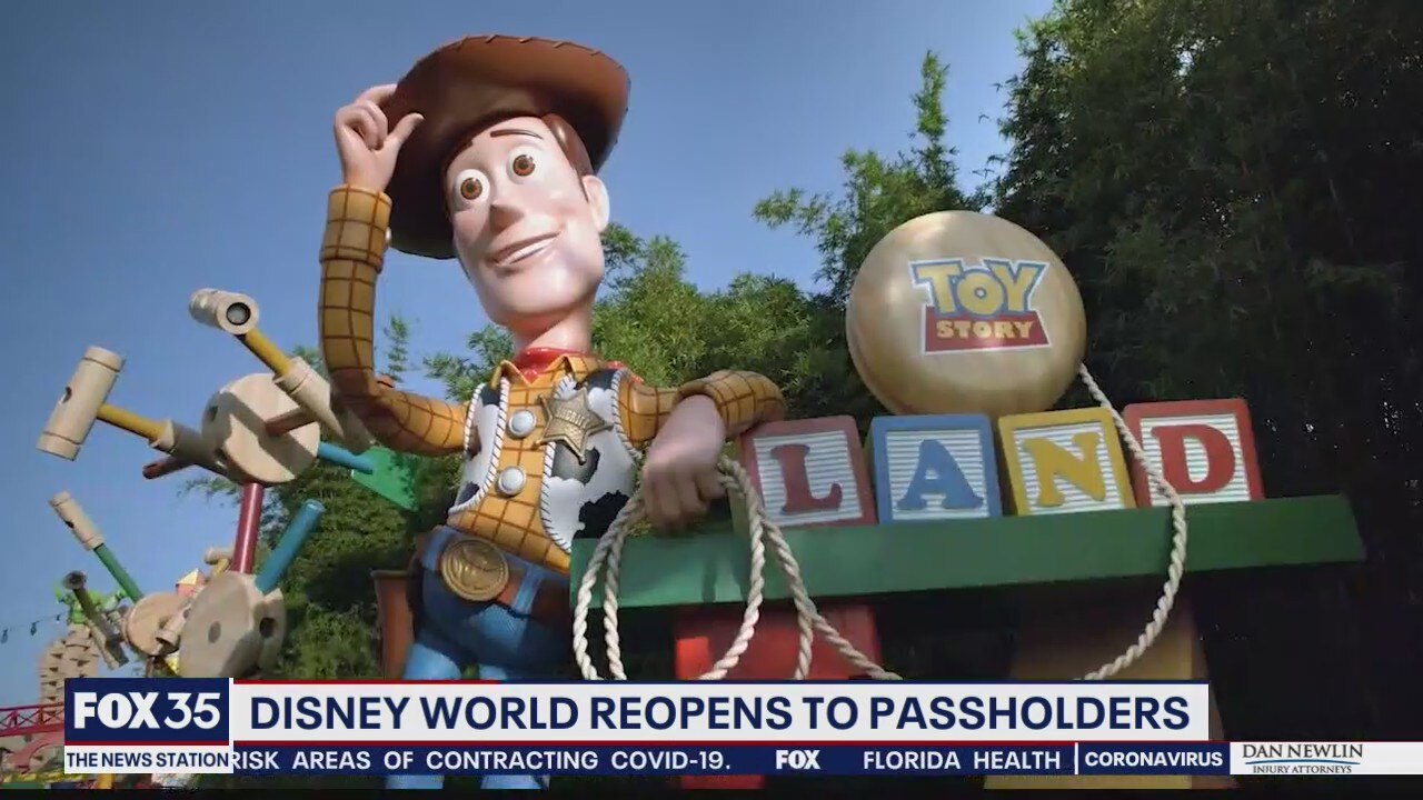 Disney World reopens to passholders