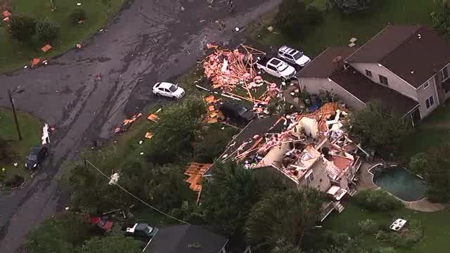 VIDEO: Homes damaged by storm in Kent Island
