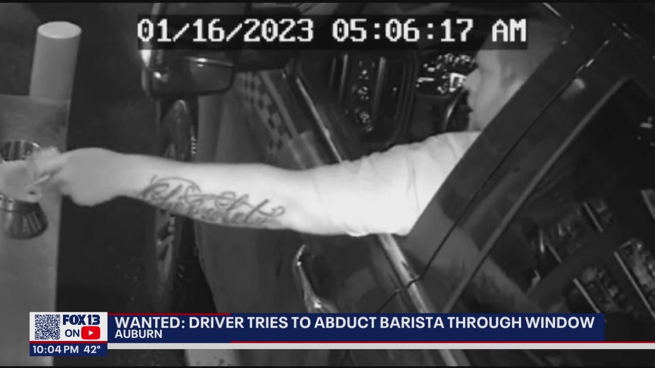Police seek suspect who tried to abduct barista in Auburn | FOX 13 Seattle