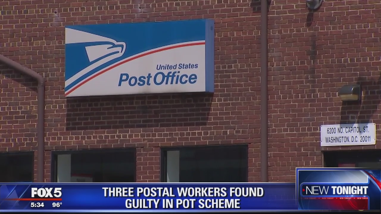 3 Postal Service workers found guilty in marijuana scheme