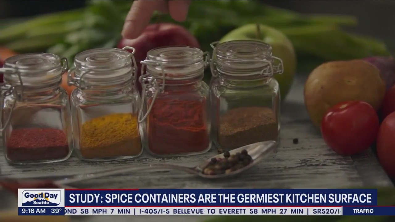 Study: Spice containers are germiest surface in the kitchen