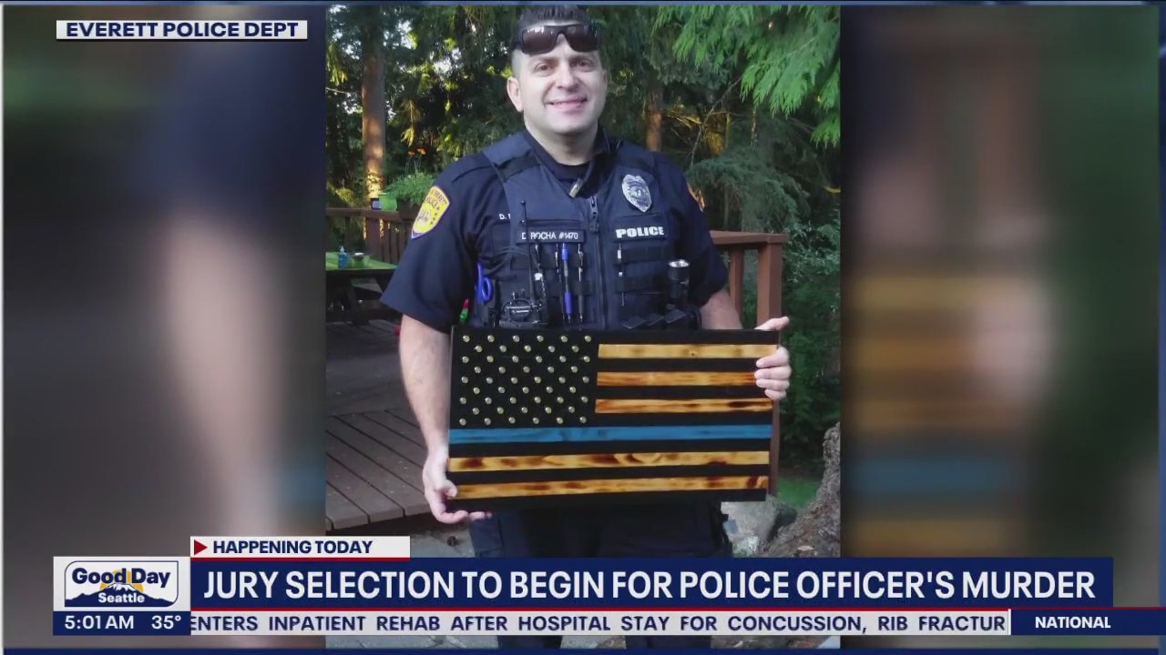 Jury selection will begin for police officer's murder | FOX 13 Seattle