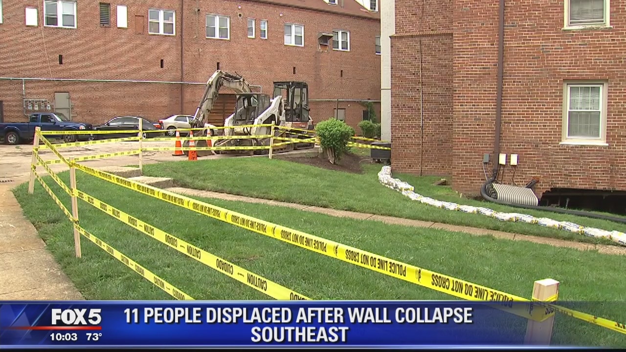 11 People Displaced after partial building collapse