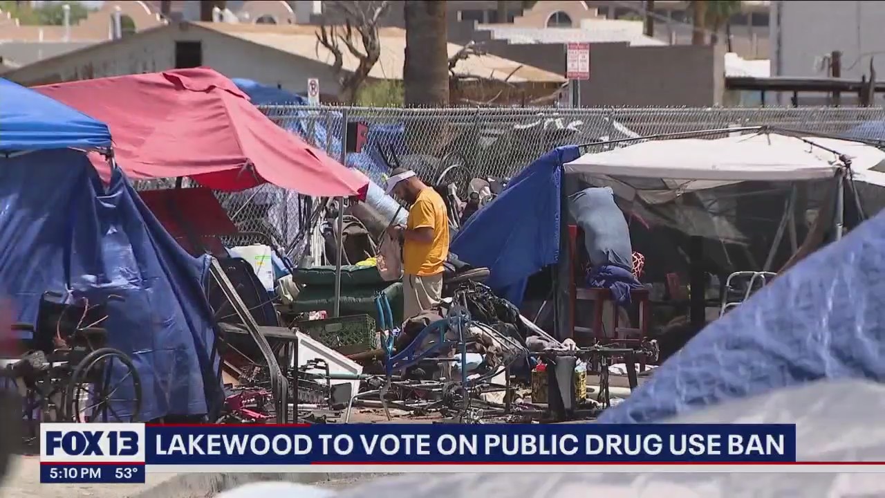 Lakewood to vote on public drug use ban
