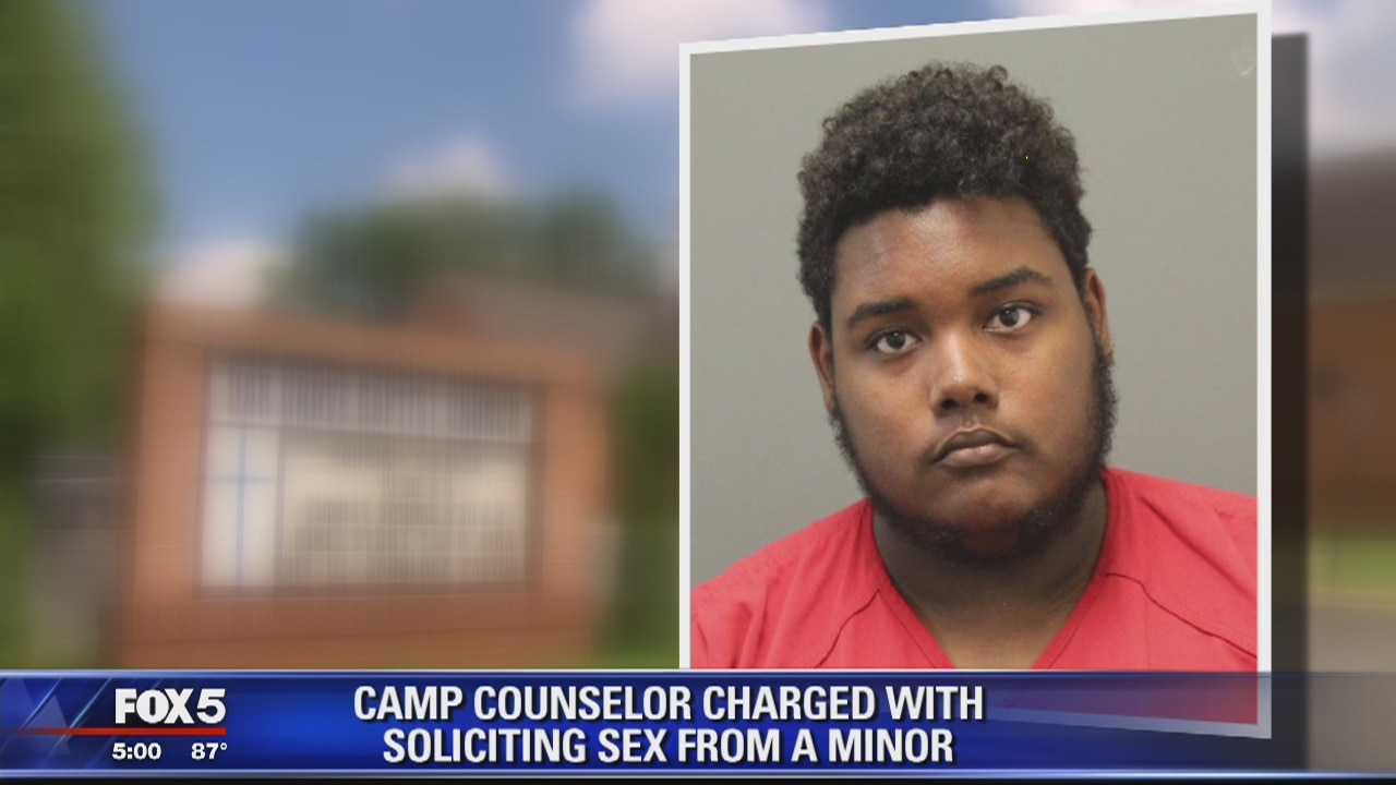 Camp counselor charged with soliciting sex from a minor