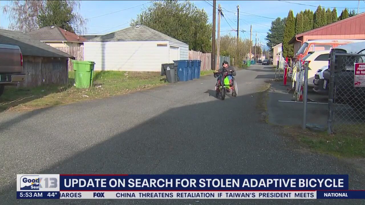 Man's adaptive bike was stolen, gets help from the community