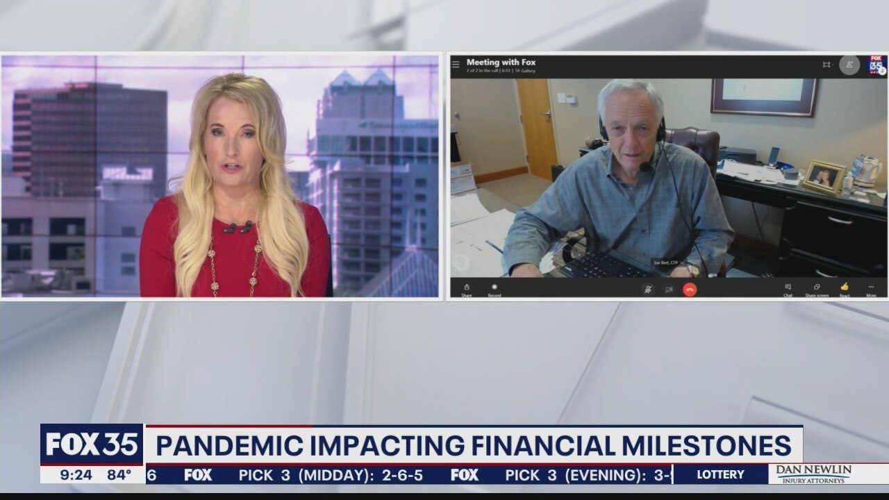 Pandemic impacting financial milestones