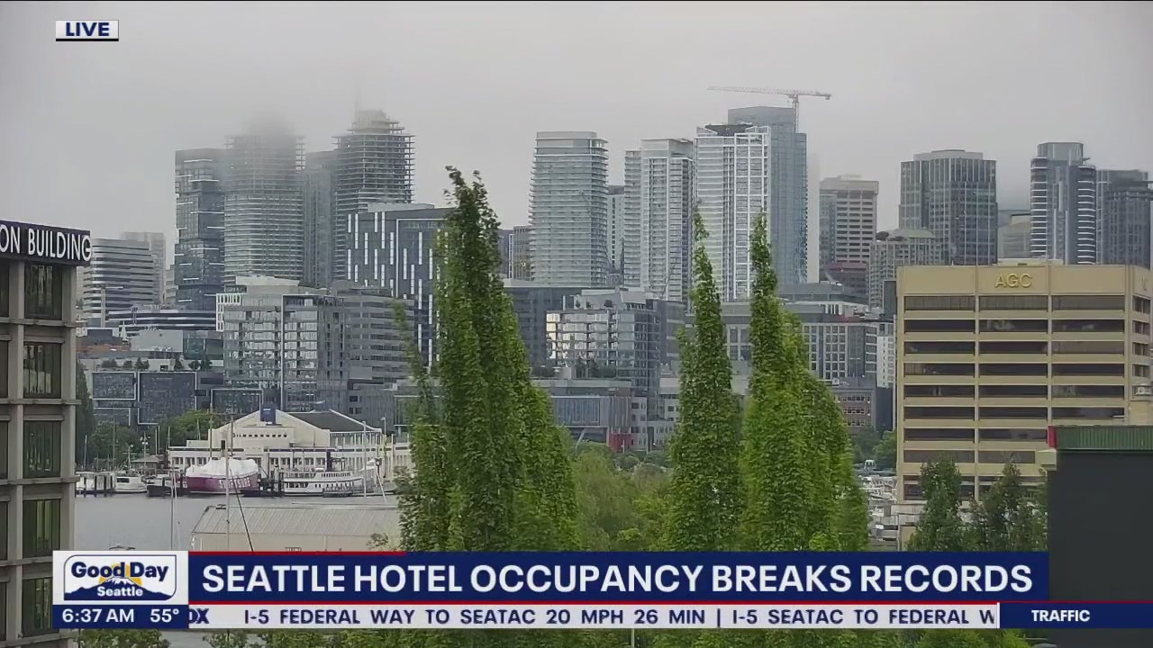 Seattle hotel occupancy breaks records