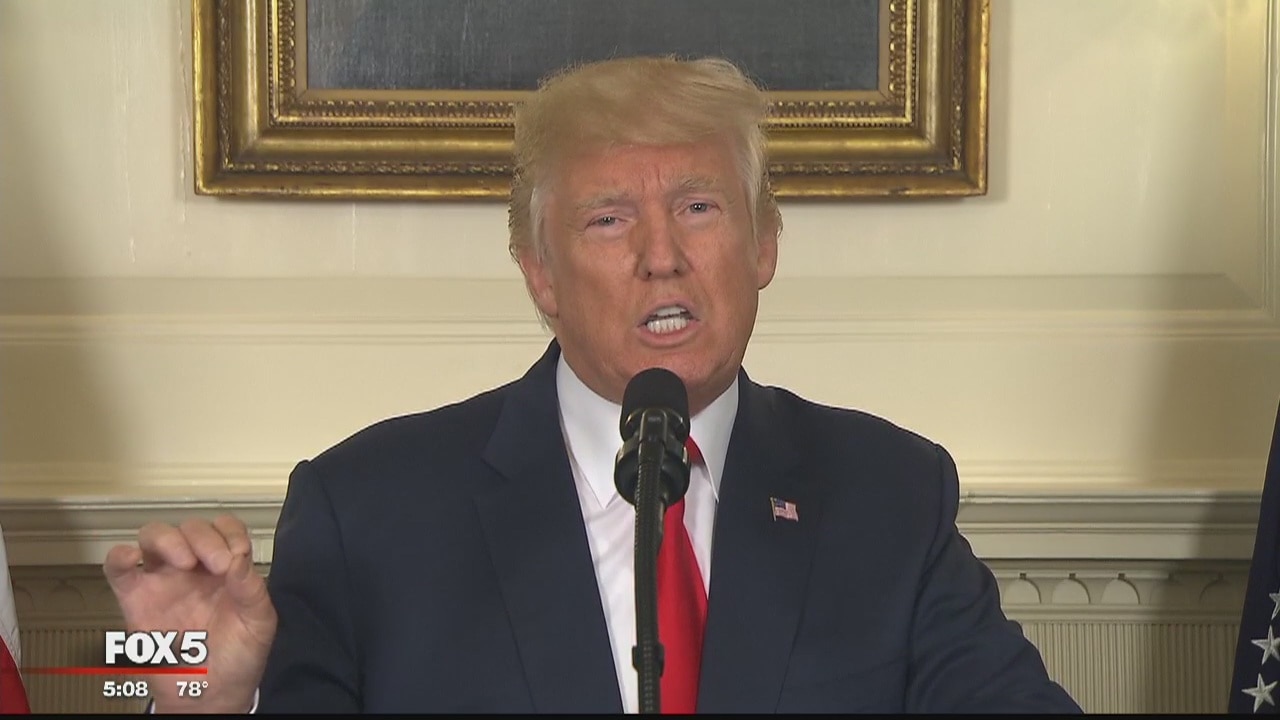 President Trump names the white nationalist groups responsible for violent rally