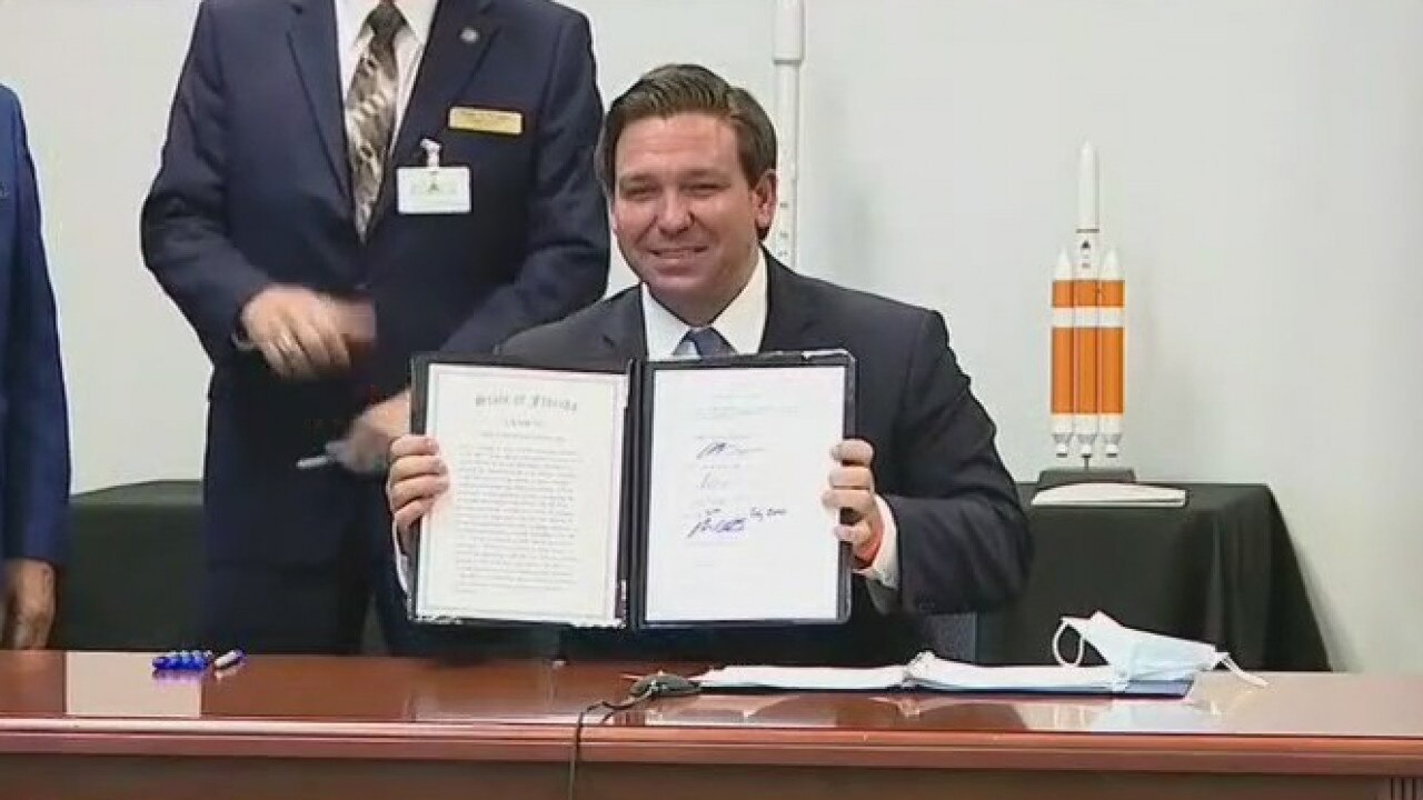 Governor DeSantis signs Space Florida bill