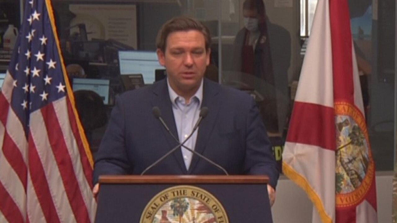 Governor DeSantis holds briefing as Isaias approaches Florida
