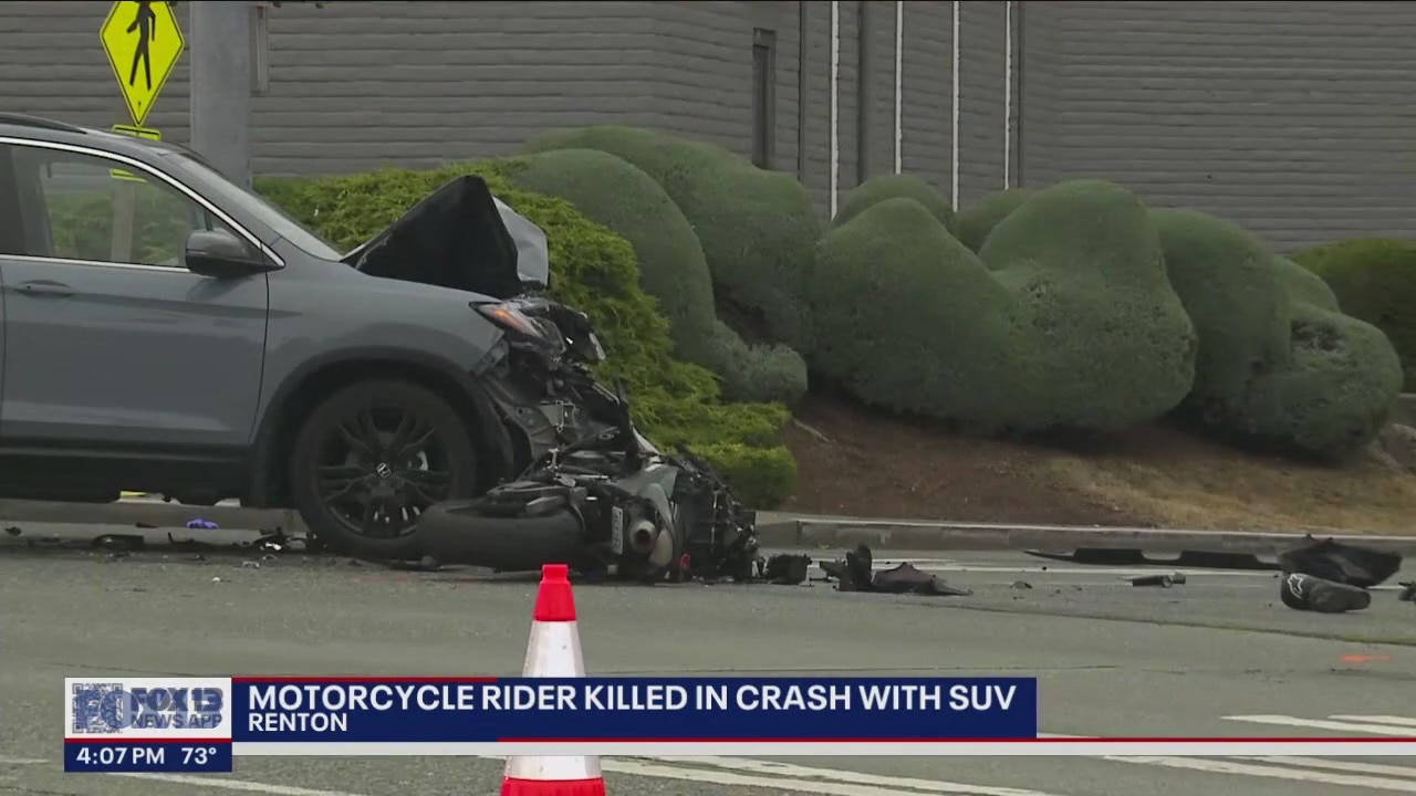 Motorcyclist killed in crash | FOX 13 Seattle