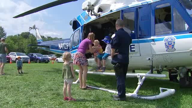 Arlington Police, Fire, and Sheriff block party held on Saturday