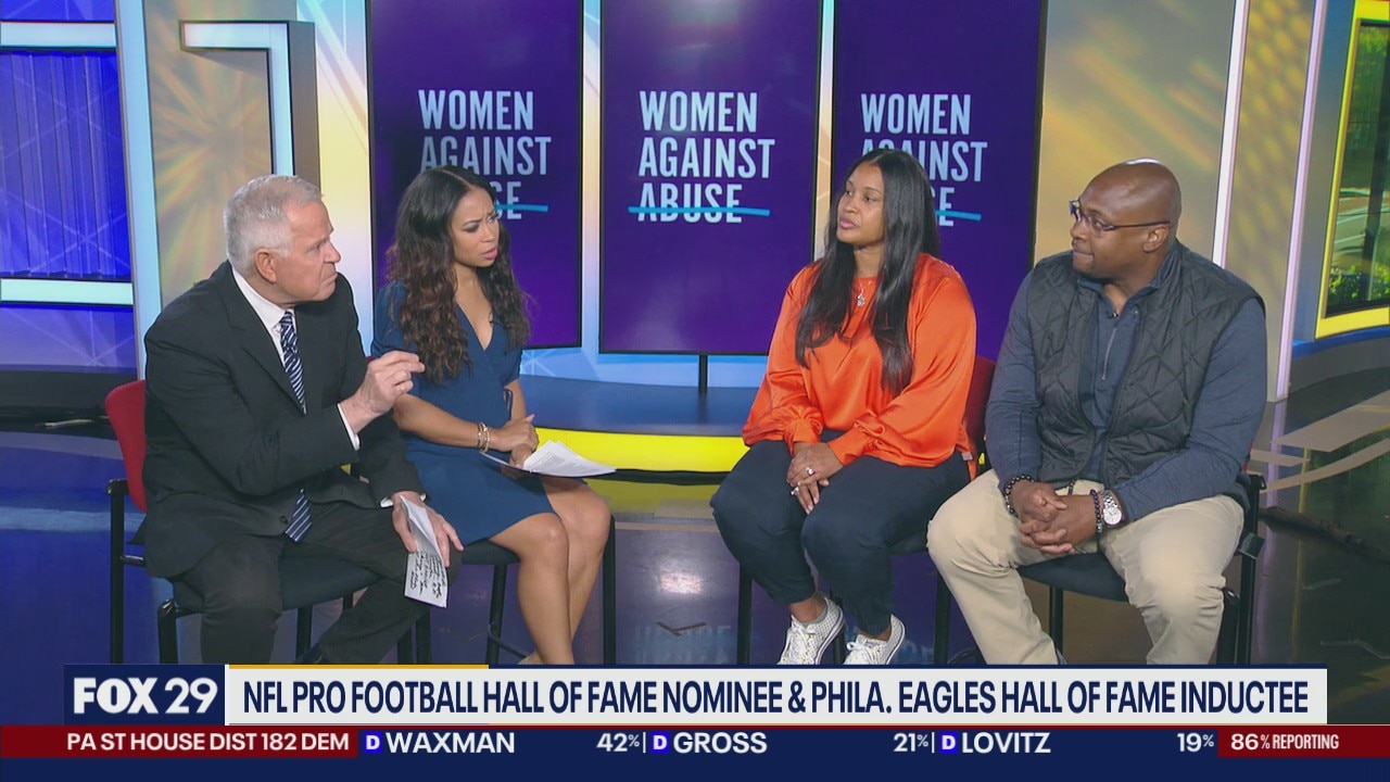 Former Eagles cornerback and his wife speak out against domestic violence