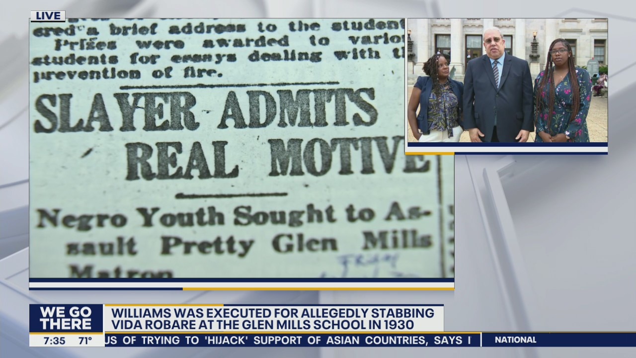 Family tries to clear name of teen executed for murder nearly 100 years ago in Pennsylvania