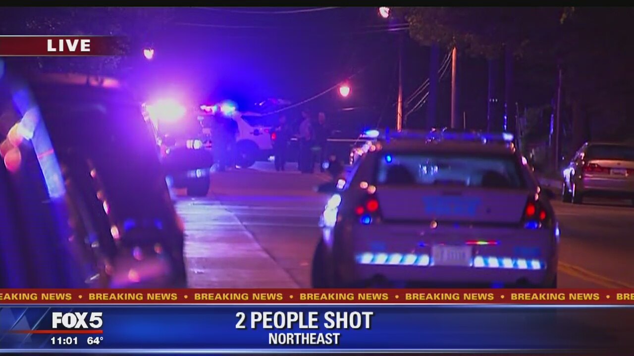 2 men hospitalized after shooting in Northeast D.C.